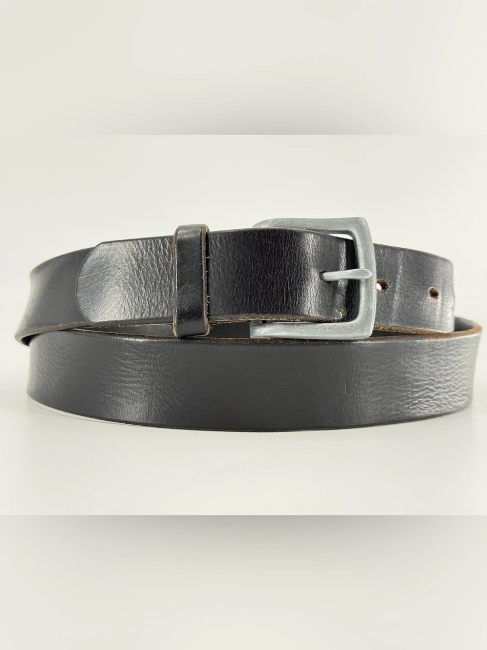 Vintage‎ Black Leather Men’s Casual Streetwear Belt 46